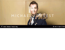Tablet Screenshot of michaelforrestmusic.com